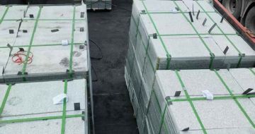 苏州 芝麻白3公分火烧成品-发货