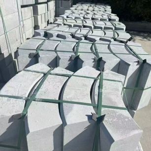 苏州 芝麻灰弧形路沿石