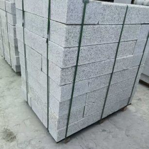 苏州 芙蓉白火烧两面路沿石