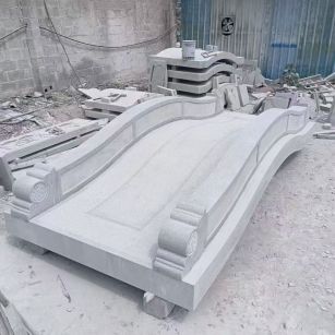 苏州 芝麻灰花岗岩园林景观 小石桥