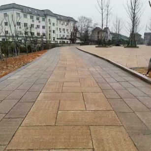 苏州仿古石铺装效果