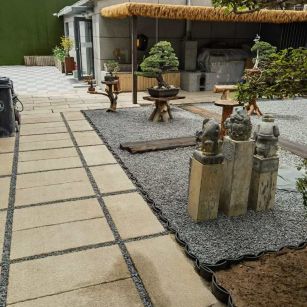 苏州仿古石铺装效果