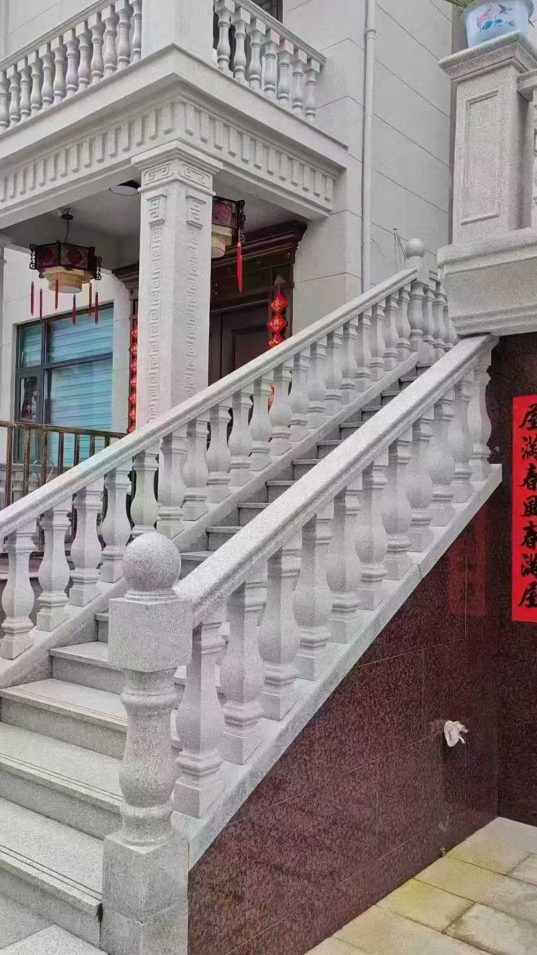 苏州 天然石材 阳台庭院护栏、栏杆