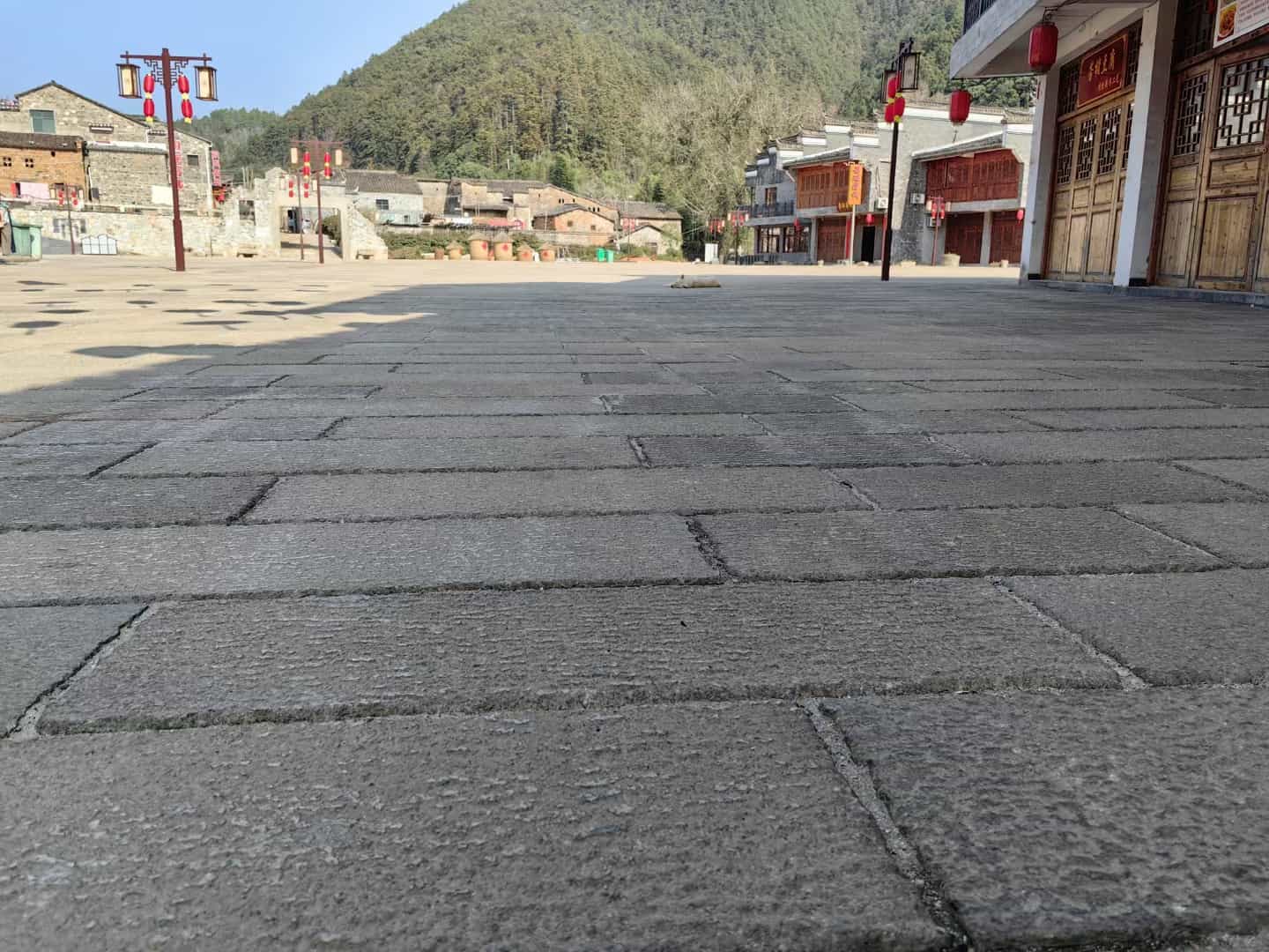 苏州仿古石铺装效果