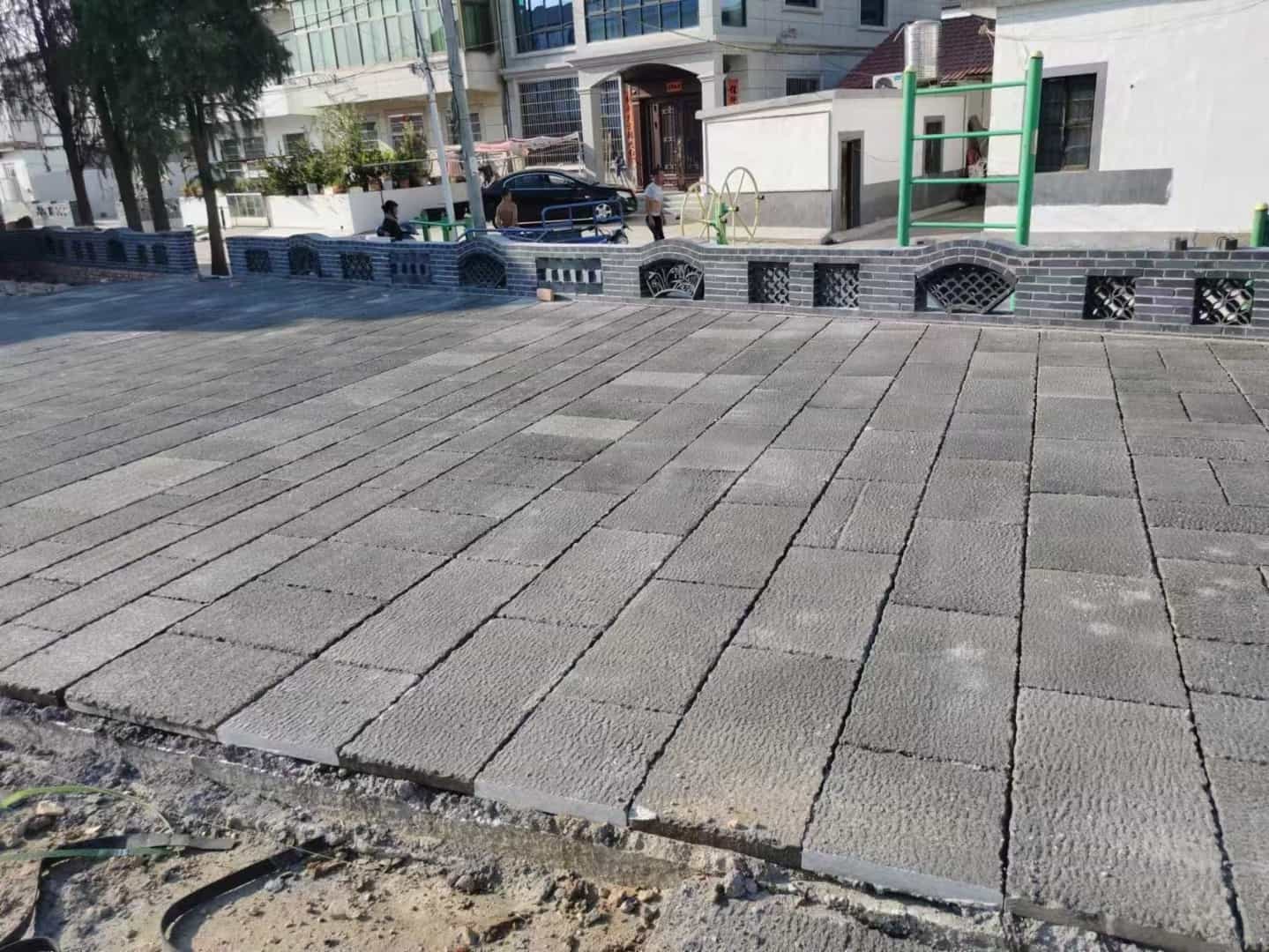 苏州仿古石铺装效果