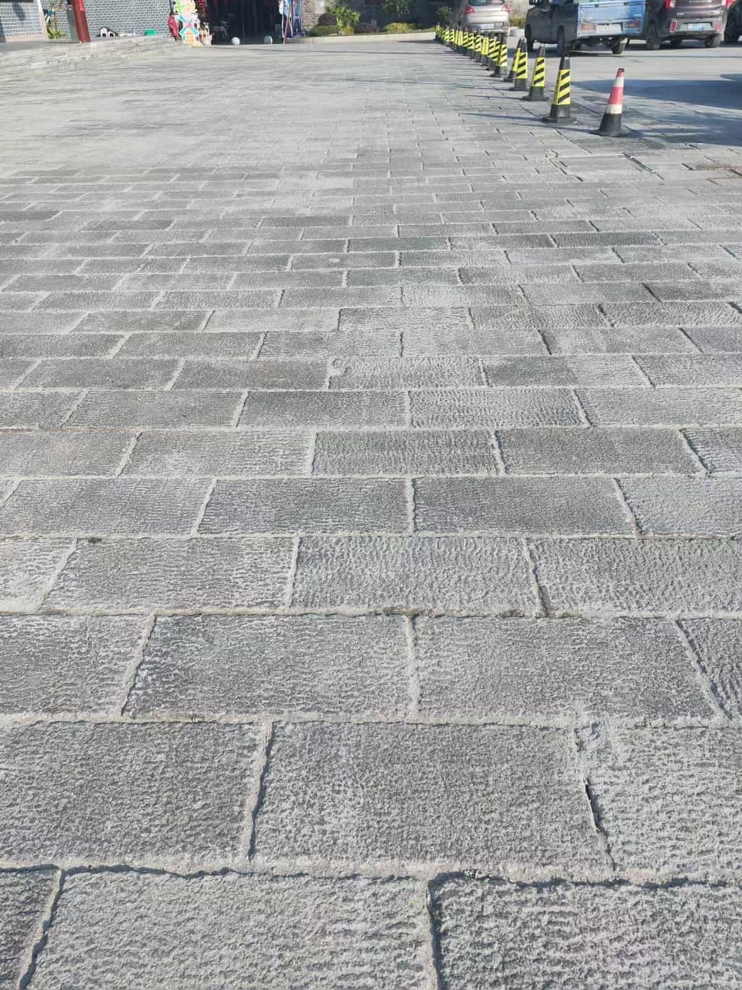 苏州仿古石铺装效果
