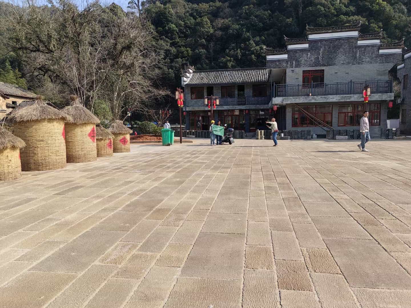 苏州仿古石铺装效果