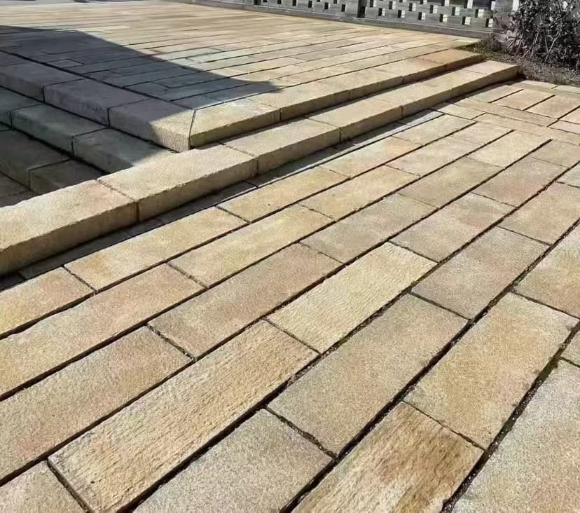 苏州仿古石铺装效果