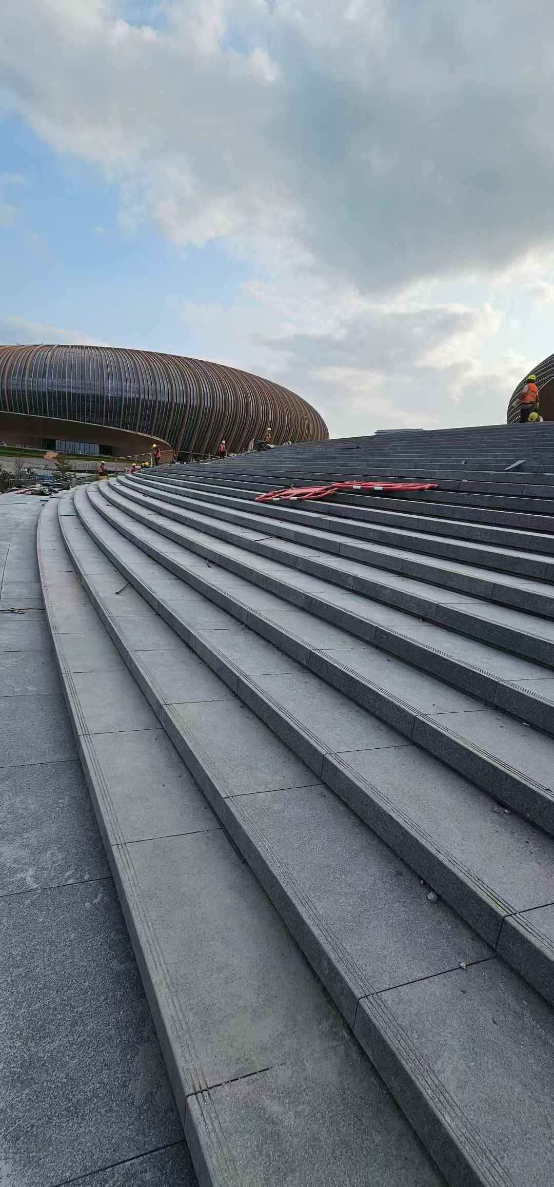 苏州 弧形整石台阶铺装效果图