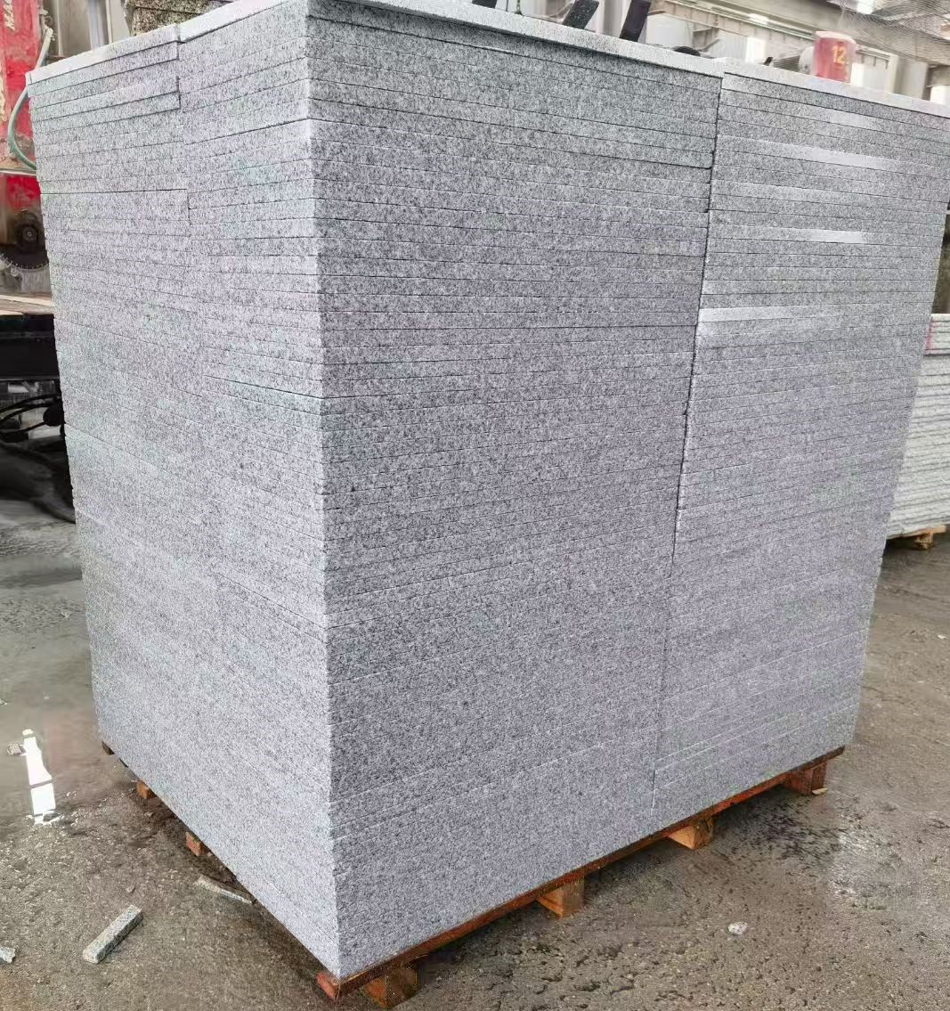 苏州 火烧面地铺石，街道广场园林市政工程板，1.8~5.0厚均有现货