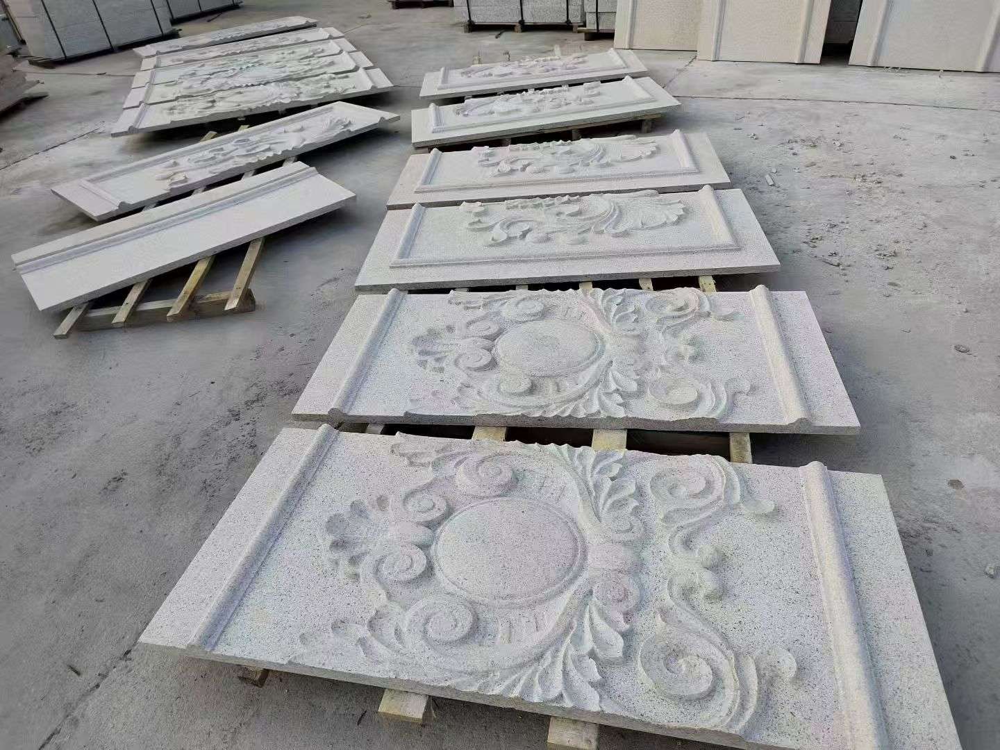 苏州 芝麻白干挂雕花板