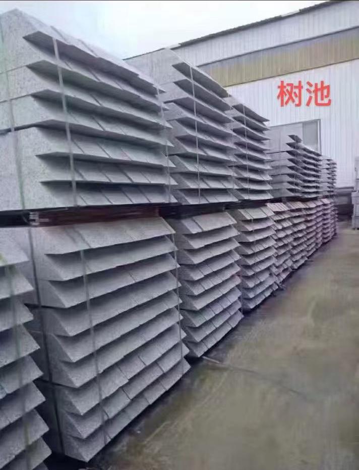 苏州 芝麻灰切头树池