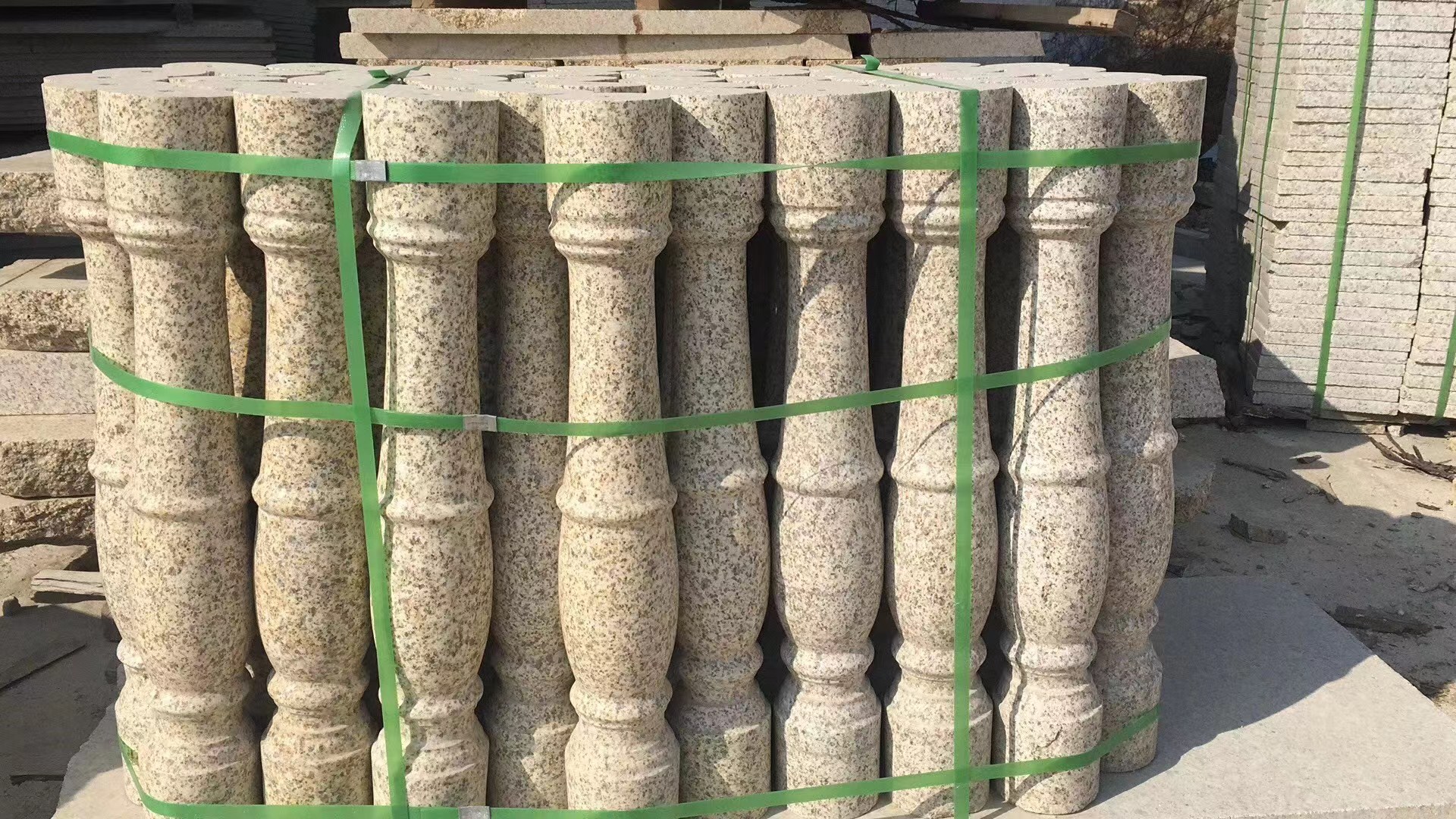 苏州黄金麻石栏杆扶手