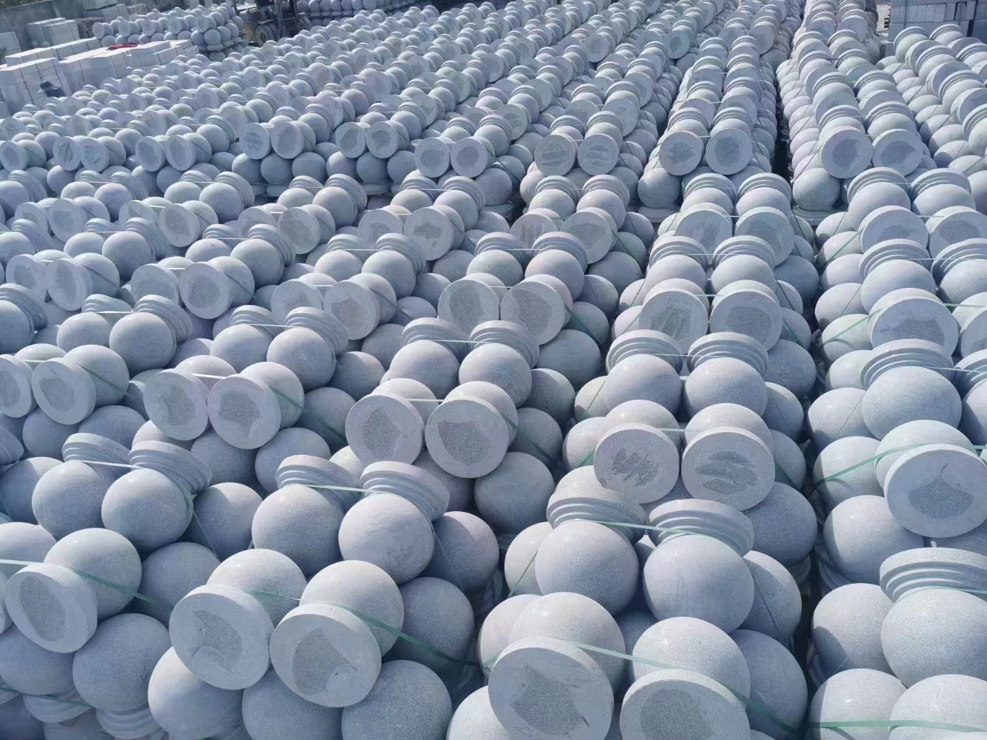 苏州芝麻白挡车球